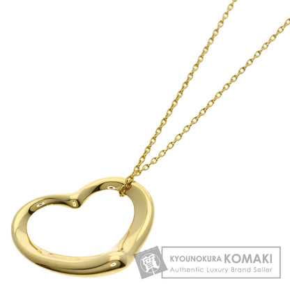 TIFFANY&Co. Open heart Necklace K18 Yellow Gold Ladies [Used]