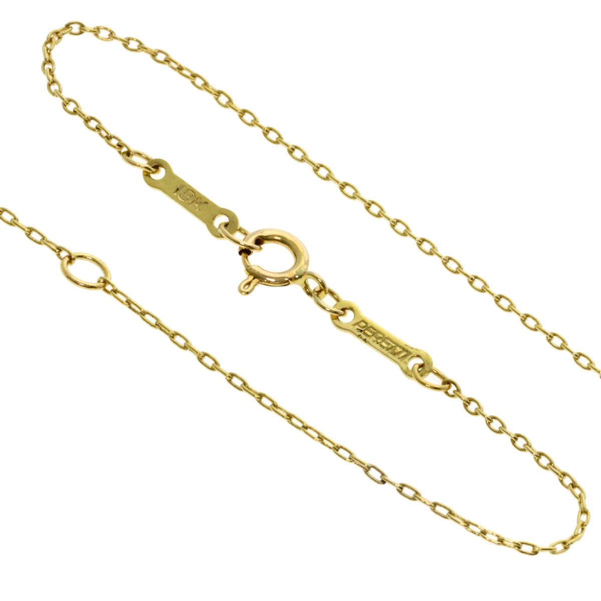 TIFFANY&Co. Open heart Necklace K18 Yellow Gold Ladies [Used]