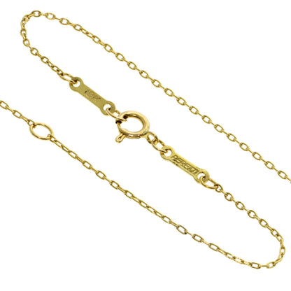 TIFFANY&Co. Open heart Necklace K18 Yellow Gold Ladies [Used]
