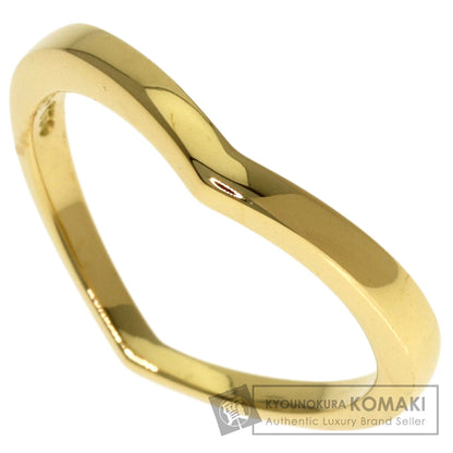 TIFFANY&Co. V band Ring K18 Yellow Gold Ladies [Used]