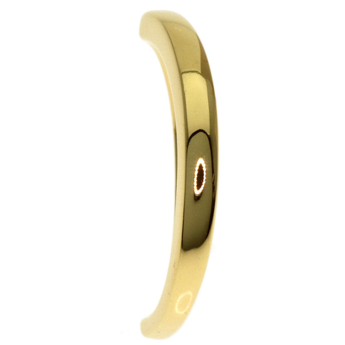 TIFFANY&Co. V band Ring K18 Yellow Gold Ladies [Used]