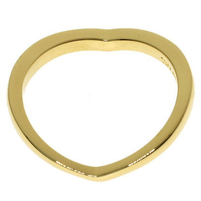 TIFFANY&Co. V band Ring K18 Yellow Gold Ladies [Used]