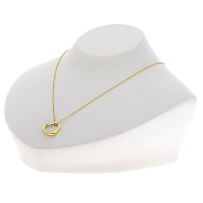 TIFFANY&Co. Open heart Necklace K18 Yellow Gold Ladies [Used]