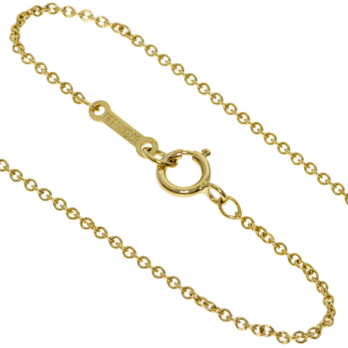 TIFFANY&Co. Small cross Necklace K18 Yellow Gold Ladies [Used]