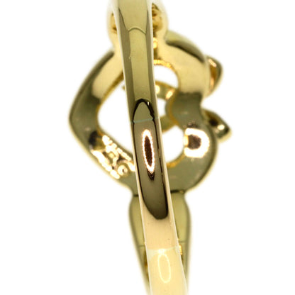 TIFFANY&Co. Heart with bow Ring K18 Yellow Gold Ladies [Used]