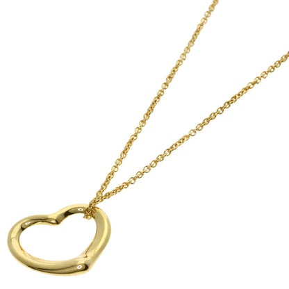 TIFFANY&Co. Open heart Necklace K18 Yellow Gold Ladies [Used]