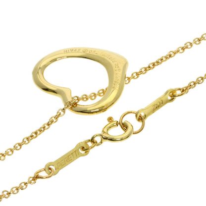 TIFFANY&Co. Open heart Necklace K18 Yellow Gold Ladies [Used]