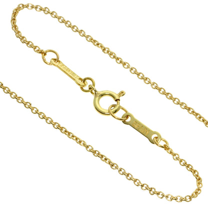 TIFFANY&Co. Open heart Necklace K18 Yellow Gold Ladies [Used]