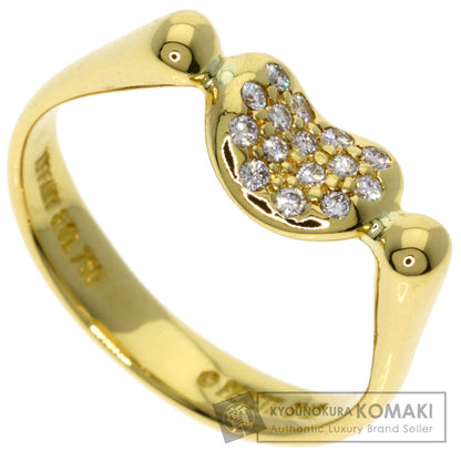 TIFFANY&Co. Bean Diamond Ring K18 Yellow Gold Ladies [Used]