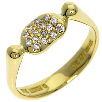 TIFFANY&Co. Bean Diamond Ring K18 Yellow Gold Ladies [Used]