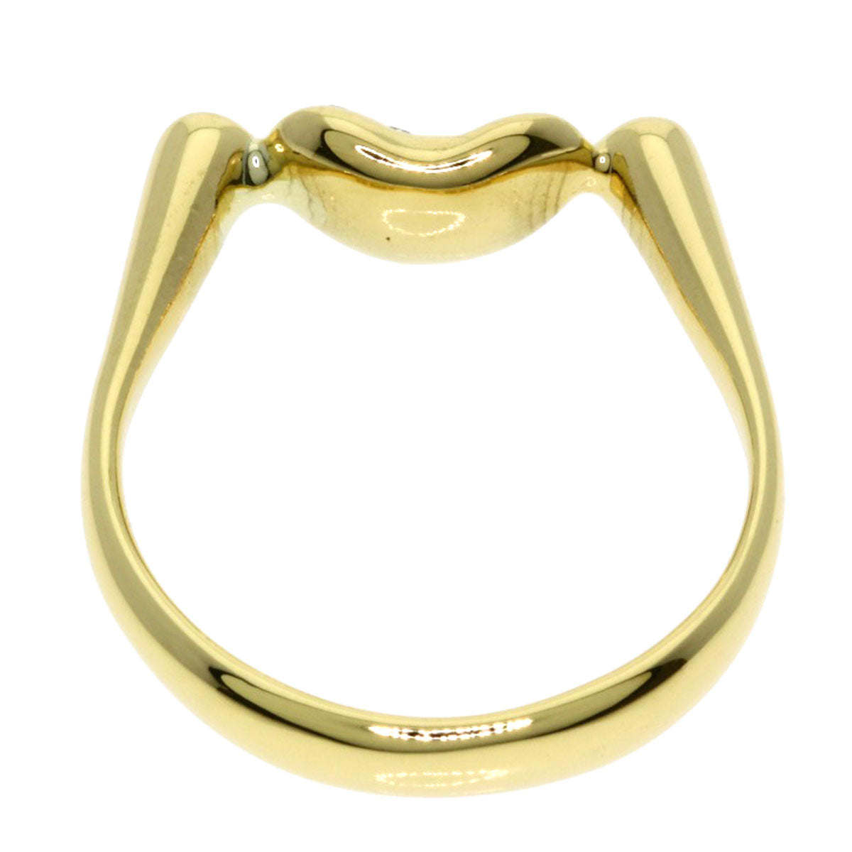 TIFFANY&Co. Bean Diamond Ring K18 Yellow Gold Ladies [Used]