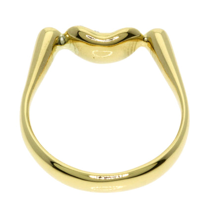TIFFANY&Co. Bean Diamond Ring K18 Yellow Gold Ladies [Used]