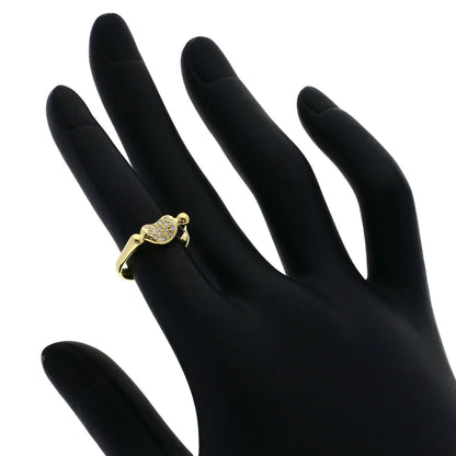 TIFFANY&Co. Bean Diamond Ring K18 Yellow Gold Ladies [Used]