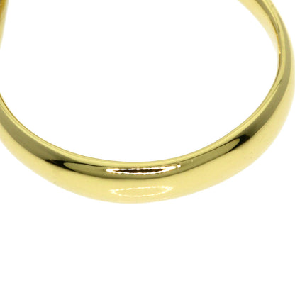 TIFFANY&Co. Bean Diamond Ring K18 Yellow Gold Ladies [Used]