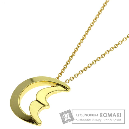 TIFFANY&Co. Crescent Moon Necklace K18 Yellow Gold Ladies [Used]