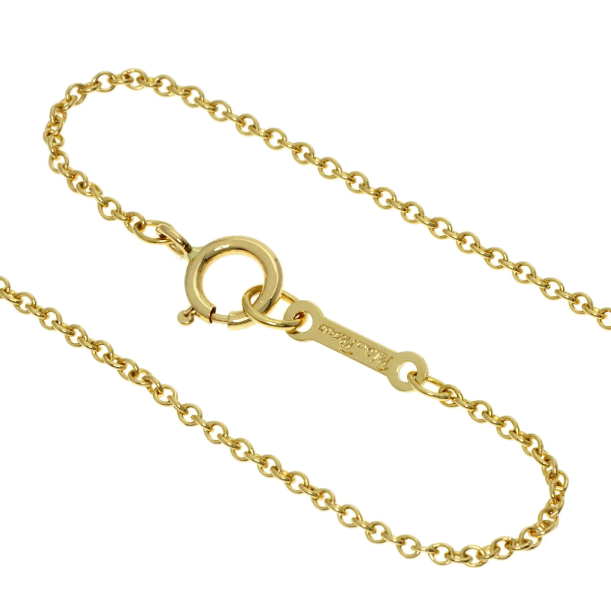 TIFFANY&Co. Crescent Moon Necklace K18 Yellow Gold Ladies [Used]