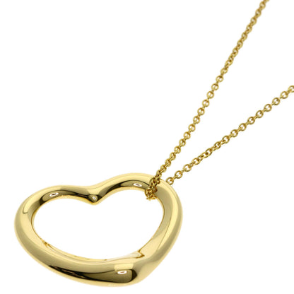 TIFFANY&Co. Open heart Necklace K18 Yellow Gold Ladies [Used]