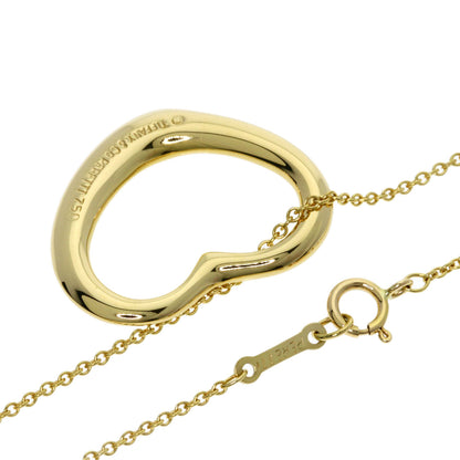 TIFFANY&Co. Open heart Necklace K18 Yellow Gold Ladies [Used]