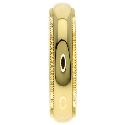 TIFFANY&Co. Milgrain Ring K18 Yellow Gold Ladies [Used]