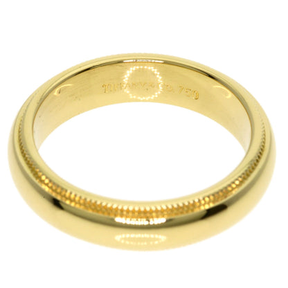 TIFFANY&Co. Milgrain Ring K18 Yellow Gold Ladies [Used]