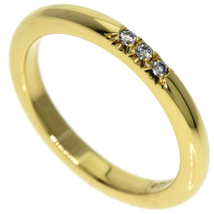 TIFFANY&Co. Forever 3P Diamond Ring K18 Yellow Gold Ladies [Used]