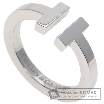 TIFFANY&Co. T square Ring K18 White Gold Ladies [Used]