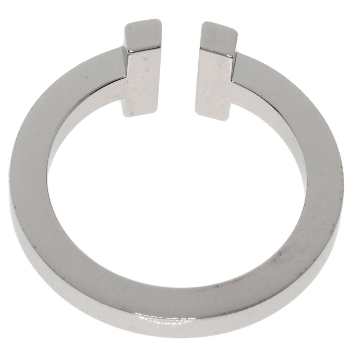 TIFFANY&Co. T square Ring K18 White Gold Ladies [Used]