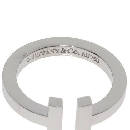 TIFFANY&Co. T square Ring K18 White Gold Ladies [Used]