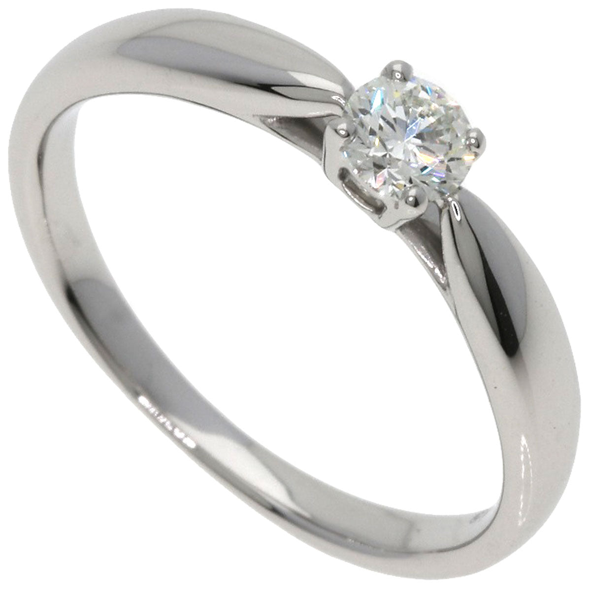 TIFFANY&Co. Harmony Solitaire Diamond I-VS1-EX Ring Platinum PT950 Ladies [Used]