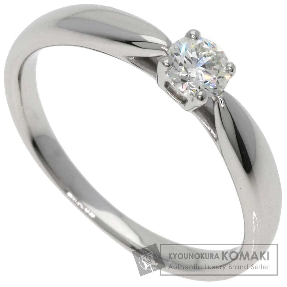 TIFFANY&Co. Harmony Solitaire Diamond I-VS1-EX Ring Platinum PT950 Ladies [Used]