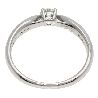 TIFFANY&Co. Harmony Solitaire Diamond I-VS1-EX Ring Platinum PT950 Ladies [Used]