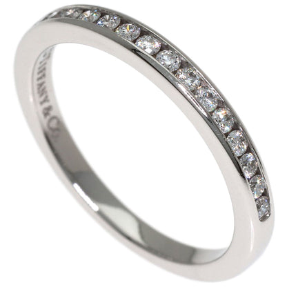TIFFANY&Co. Half eternity Diamond Ring Platinum PT950 Ladies [Used]