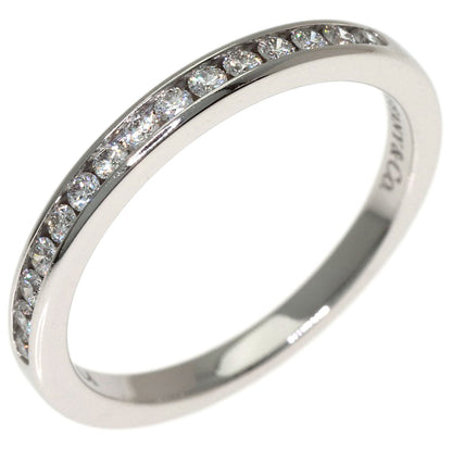 TIFFANY&Co. Half eternity Diamond Ring Platinum PT950 Ladies [Used]