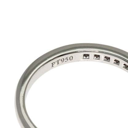 TIFFANY&Co. Half eternity Diamond Ring Platinum PT950 Ladies [Used]
