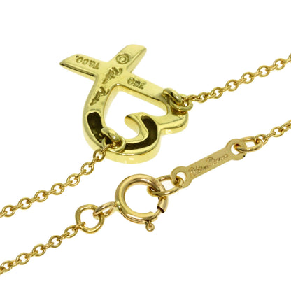 TIFFANY&Co. Loving heart Necklace K18 Yellow Gold Ladies [Used]