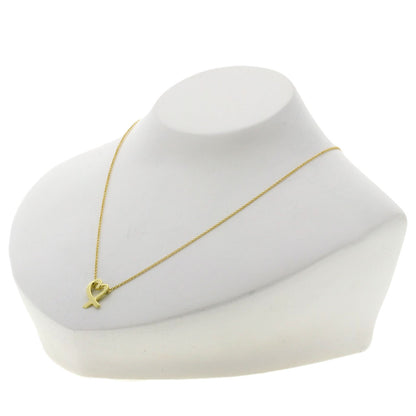 TIFFANY&Co. Loving heart Necklace K18 Yellow Gold Ladies [Used]