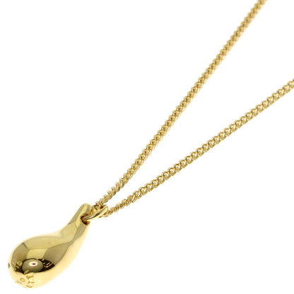 TIFFANY&Co. teardrop Necklace K18 Yellow Gold Ladies [Used]