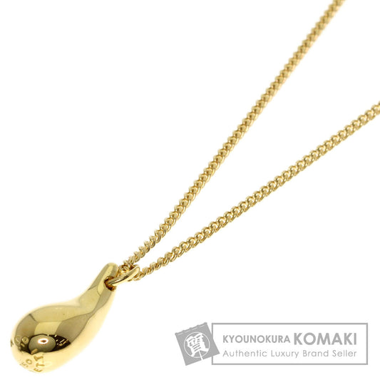 TIFFANY&Co. teardrop Necklace K18 Yellow Gold Ladies [Used]