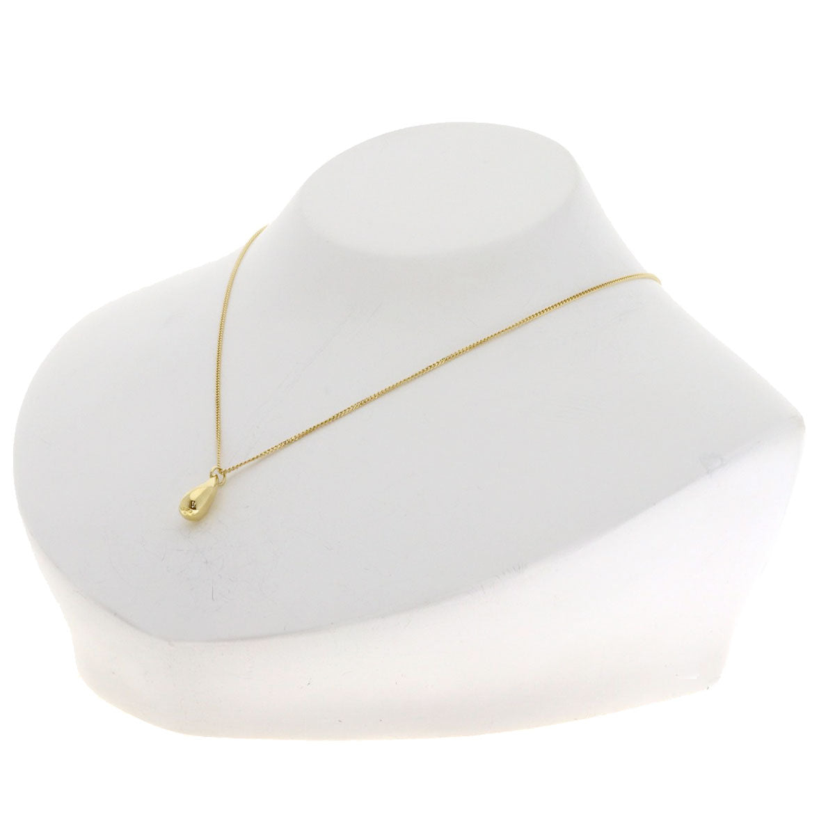 TIFFANY&Co. teardrop Necklace K18 Yellow Gold Ladies [Used]