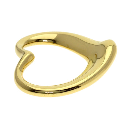 TIFFANY&Co. Open heart Pendant top K18 Yellow Gold Ladies [Used]