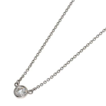 TIFFANY&Co. By The Yard Diamond Necklace Platinum PT950 Ladies [Used]