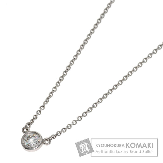 TIFFANY&Co. By The Yard Diamond Necklace Platinum PT950 Ladies [Used]
