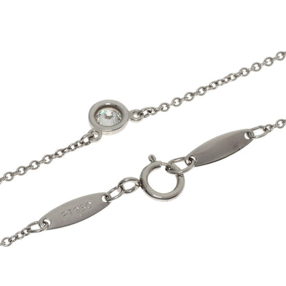 TIFFANY&Co. By The Yard Diamond Necklace Platinum PT950 Ladies [Used]