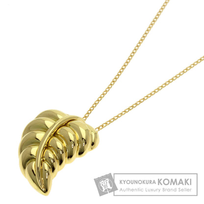 TIFFANY&Co. Leaf Necklace K18 Yellow Gold Ladies [Used]