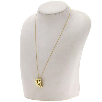 TIFFANY&Co. Leaf Necklace K18 Yellow Gold Ladies [Used]