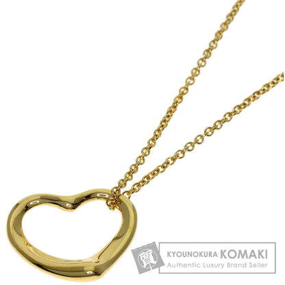 TIFFANY&Co. Open heart Necklace K18 Yellow Gold Ladies [Used]