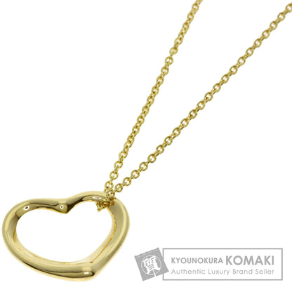 TIFFANY&Co. Open heart Necklace K18 Yellow Gold Ladies [Used]
