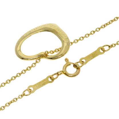 TIFFANY&Co. Open heart Necklace K18 Yellow Gold Ladies [Used]
