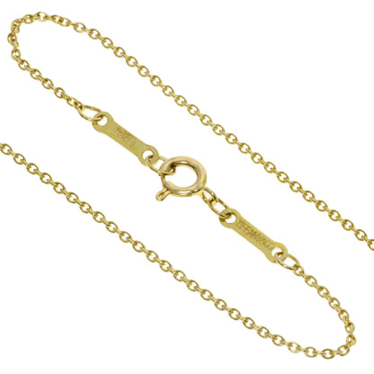 TIFFANY&Co. Open heart Necklace K18 Yellow Gold Ladies [Used]