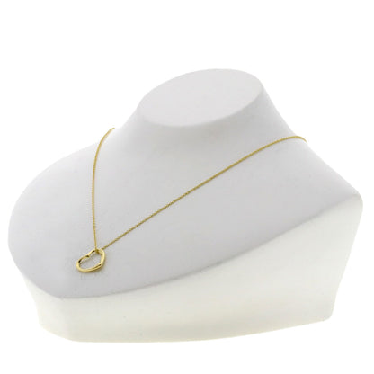 TIFFANY&Co. Open heart Necklace K18 Yellow Gold Ladies [Used]